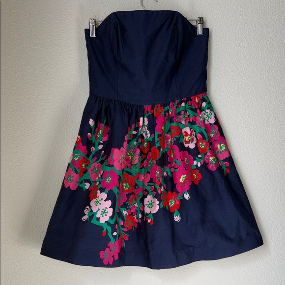 Lilly Pulitzer Dresses & Skirts - Lilly Pulitzer Lottie Strapless Dress Size 4